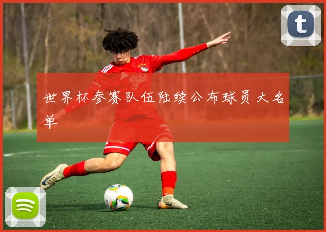 世界杯参赛队伍陆续公布球员大名单