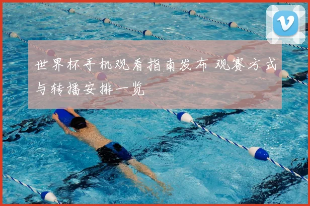 世界杯手机观看指南发布 观赛方式与转播安排一览